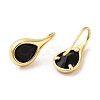 Rack Plating Real 18K Gold Plated Brass Teardrop Dangle Earrings EJEW-B034-03G-3