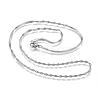304 Stainless Steel Singapore Chain Necklaces NJEW-G271-27P-1