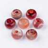 Natural Red Agate Beads G-R396-08-1