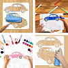 PET Hollow Out Drawing Painting Stencils DIY-WH0403-021-3