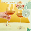 Cactus Tibetan Style Alloy Wine Glass Charms AJEW-AB00118-3