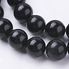 Natural Obsidian Beads Strands G-G099-10mm-24-4