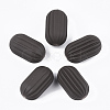 Rubberized Style Acrylic Corrugated Beads OACR-T014-18A-01-1