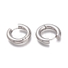 201 Stainless Steel Huggie Hoop Earrings EJEW-O095-05-16-2