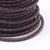 Braided Cowhide Leather Cord NWIR-N005-01B-4mm-3