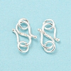 925 Sterling Silver Hook and S-Hook Clasps STER-K175-04S-2