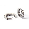 304 Stainless Steel Huggie Hoop Earrings X-EJEW-N0020-142-1