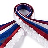 18 Yards 6 Styles Independence Day Polyester & Polycotton Ribbons Sets SRIB-A015-02B-01-2