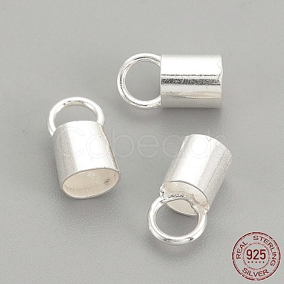 925 Sterling Silver Ends Caps STER-S002-27-1