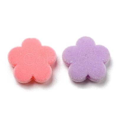 Flocky Acrylic Beads FIND-L014-04-1