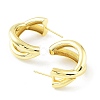 Letter X Rack Plating Brass Studs Earrings for Women KK-Z038-05G-2