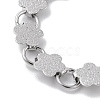 Non-Tarnish 304 Stainless Steel Link Chain Bracelets for Women BJEW-Q343-04A-P-2