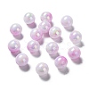 Two Tone Opaque Acrylic Beads SACR-P024-01B-W04-1