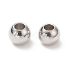 304 Stainless Steel Round Spacer Beads STAS-N020-18D-3