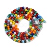 Rondelle Glass Bead Strands GLAA-C034-01B-3