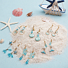 SUNNYCLUE DIY Ocean Theme Dangle Earring Making Kits DIY-SC0016-33-5