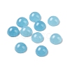 Natural White Jade Cabochons G-G506-8mm-3