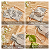 Tree Pattern Burlap Packing Pouches ABAG-PH0002-47-4