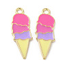 Summer Theme Alloy Enamel Pendants ENAM-B050-07G-04-2