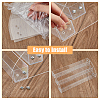 3-Tier Transparent Acrylic Nail Polish Organizer ODIS-WH0061-18B-5