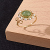 Natural Green Aventurine Finger Ring for Girl Women X1-RJEW-TA00012-1-2