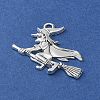 Tibetan Style Alloy Pendants for Halloween PALLOY-O002-12AS-2