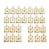 Brass Micro Pave Cubic Zirconia Pendants KK-S354-338-B-NF-1