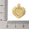 Rack Plating Brass Micro Pave Cubic Zirconia Pendants KK-P279-04B-G-3