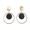 Natural & Synthetic Gemstone Dangle Earrings EJEW-JE03937-4