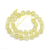 Natural Lemon Quartz Beads Strands G-L552D-12B-3