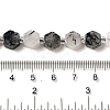 Natural Black Rutilated Quartz Beads Strands G-P534-A04-01-5