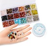 DIY Mixed Stone Chip Beads Jewelry Set Making Kit DIY-FS0002-35-3