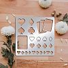 Stainless Steel Cutting Dies Stencils DIY-WH0279-081-7