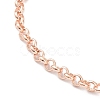 Brass Rolo Chain Necklace Making MAK-F036-01RG-4