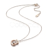 304 Stainless Steel Pendant Necklaces NJEW-H207-20-4