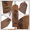 Cowhide Leather Labels AJEW-WH0386-0029-4