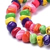 Natural Magnesite Beads Strands X-TURQ-P001-02A-01-3
