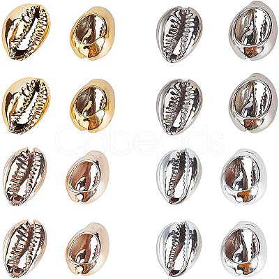 Electroplated Shell Beads BSHE-GA0001-01-1