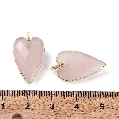 Natural Rose Quartz Pendants G-G012-12G-02-1