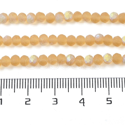 Transparent Glass Beads Strands EGLA-A044-T8mm-MB23-1