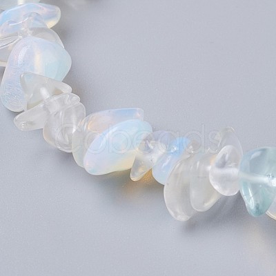 Opalite Stretch Bracelets BJEW-JB03681-08-1