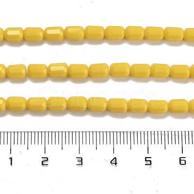 Opaque Glass Beads Strands GLAA-G112-04O-1