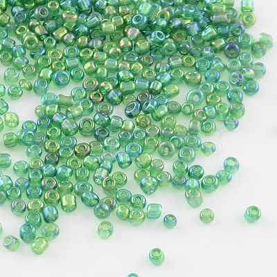 Round Glass Seed Beads SEED-A007-2mm-167-1