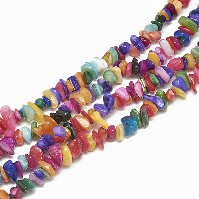 Freshwater Shell Beads Strands X-SHEL-S270-01-1