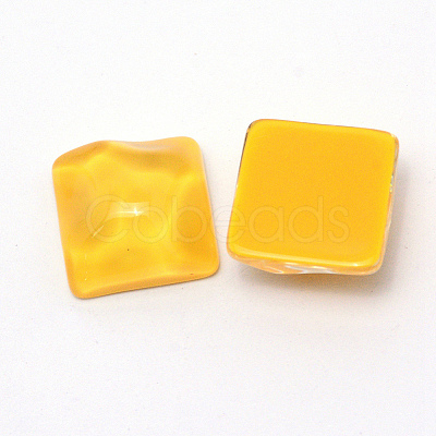 Opaque Resin Cabochons Accessories RESI-WH0011-30H-1