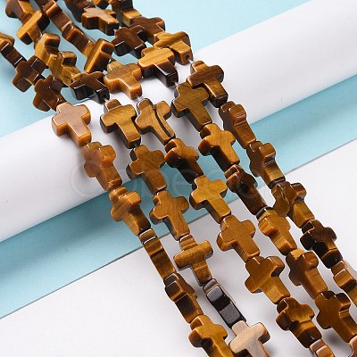 Natural Tiger Eye Beads Strands G-I337-01A-1