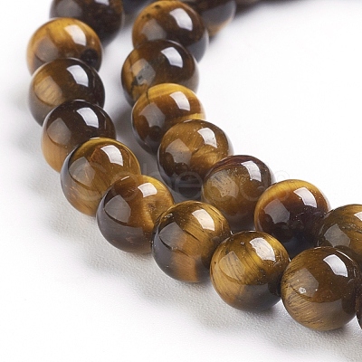 Natural Tiger Eye Beads Strands Z0RQX011-1