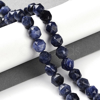 Natural Sodalite Beads Strands G-NH0021-A02-01-1