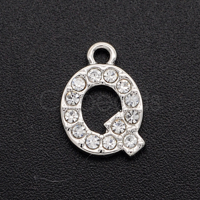 Alloy Rhinestone Charms PALLOY-S098-DA020-Q-1