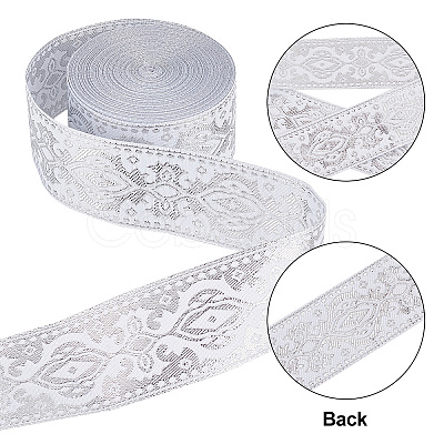 Gorgecraft Ethnic Style Polyester Silk Grosgrain Ribbon OCOR-GF0001-79A-1